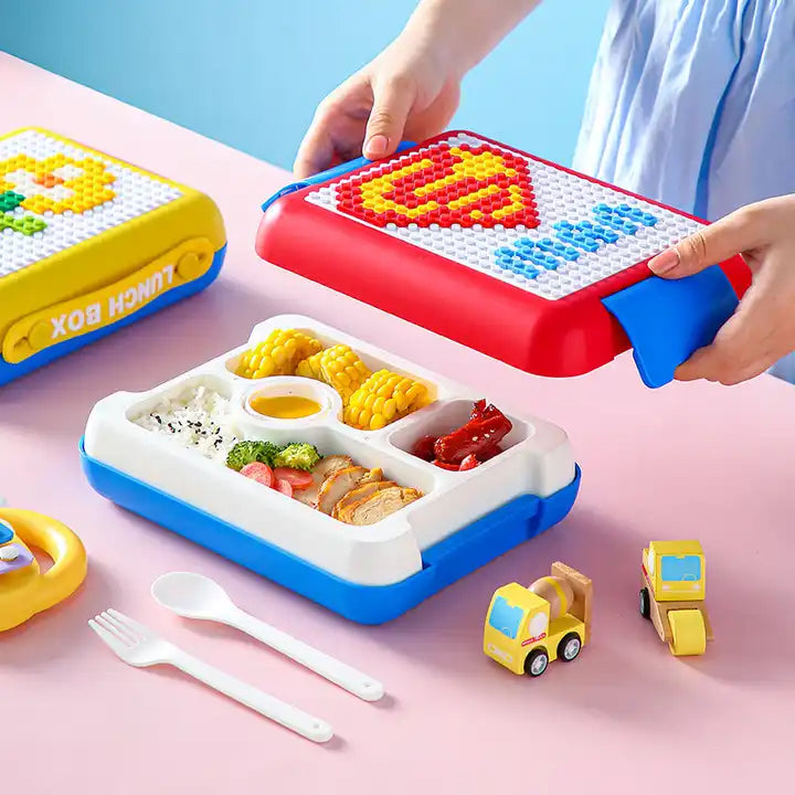 Lego Unique Design Building Blocks Lunch Box