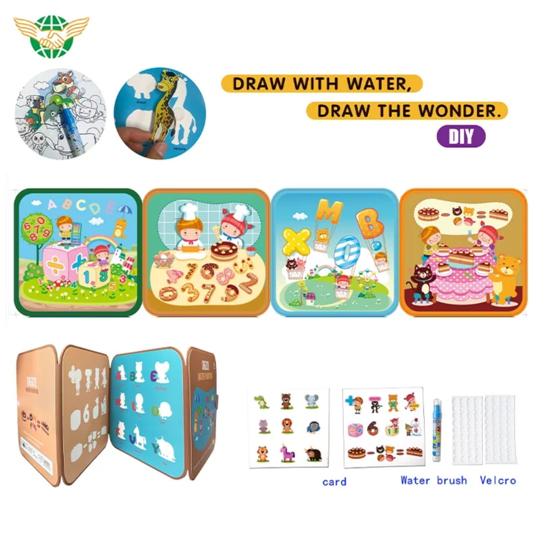 Reusable Magical Water Painting Doodle Book