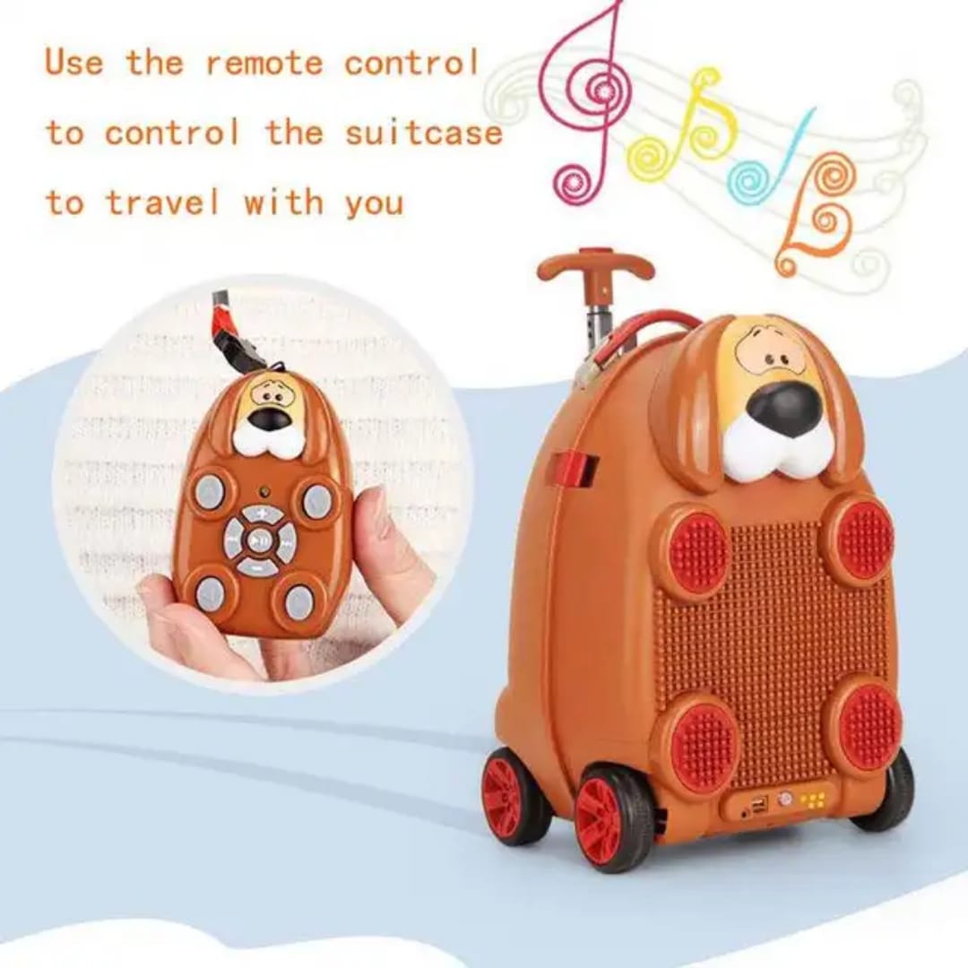 Animal Theme Trolley Luggage Bag