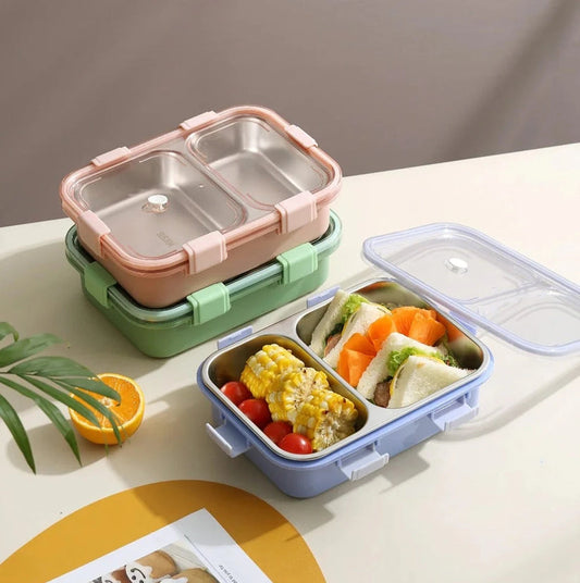 2 in 1 SS Lunch Box