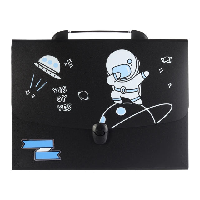 Space Theme File Folder With Push Lock