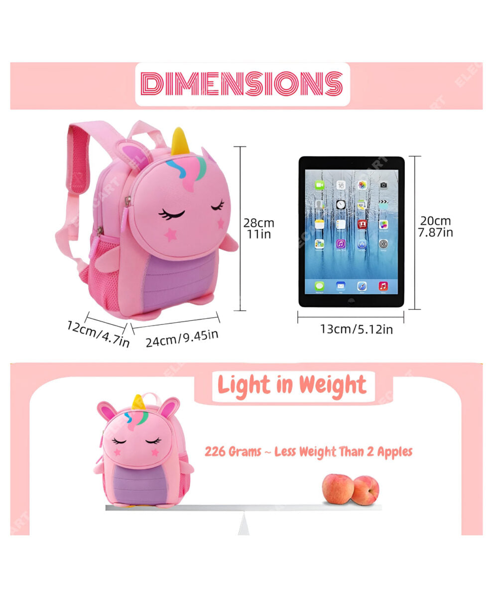 Cute Unicorn Toddlers Backpack