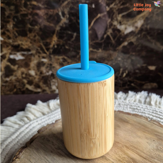 Bamboo Premium Straw Flask for Toddlers - 200 ML