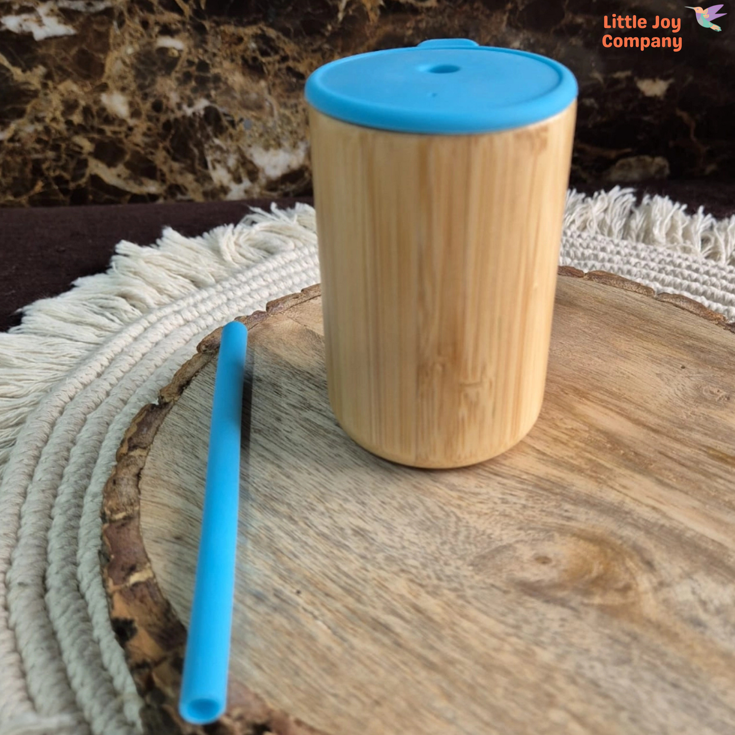 Bamboo Premium Straw Flask for Toddlers - 200 ML