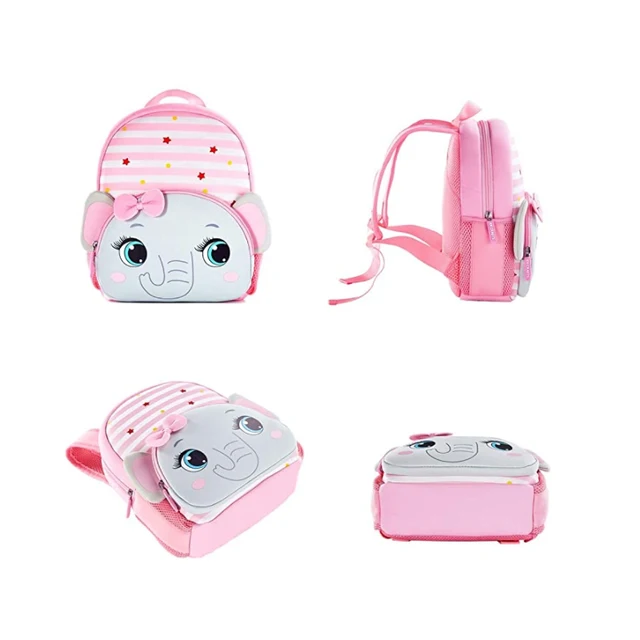 Baby Elephant Adore Backpack (Pink)