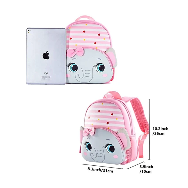 Baby Elephant Adore Backpack (Pink)