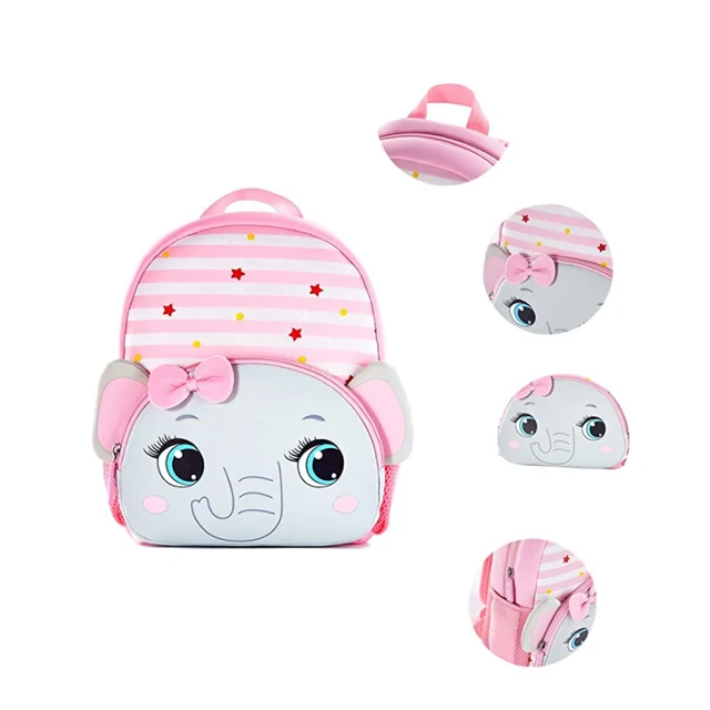 Baby Elephant Adore Backpack (Pink)