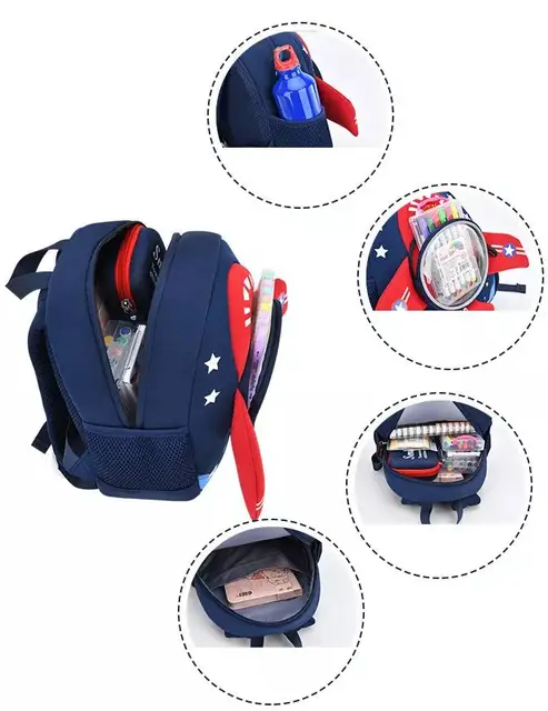 Premium Aircraft Toddlers Backpack