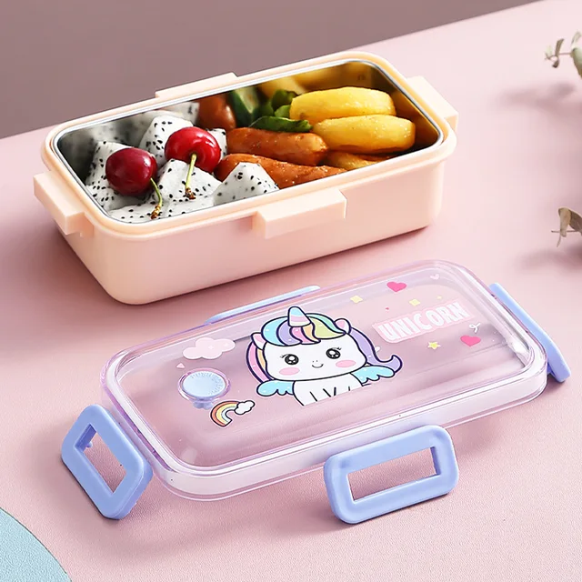 Deluxe 2 Compartment SS Lunch Box