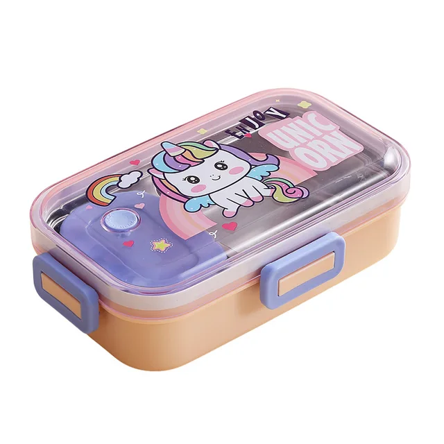 Deluxe 2 Compartment SS Lunch Box