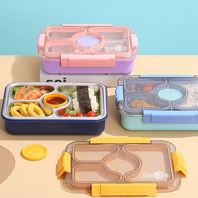 Smile 4 in 1 Lunch Box With Bowl