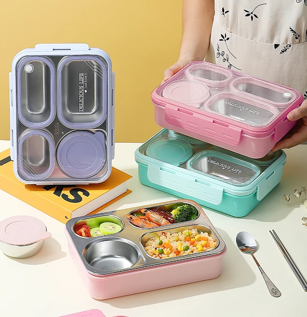 4 Grid Delicious Life Lunch Box