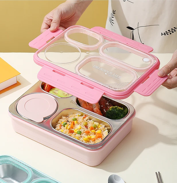 4 Grid Delicious Life Lunch Box