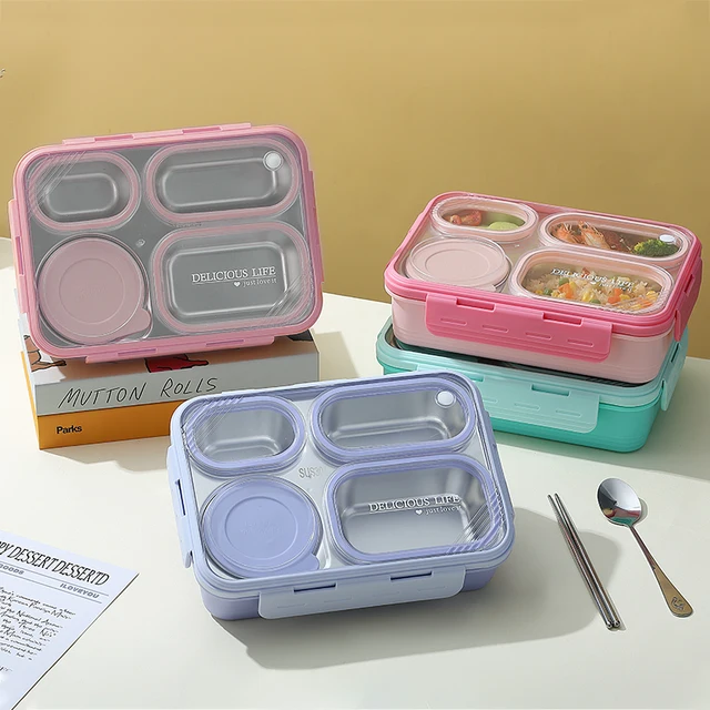 4 Grid Delicious Life Lunch Box