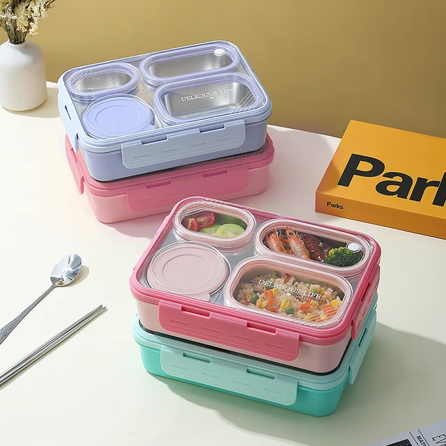 4 Grid Delicious Life Lunch Box