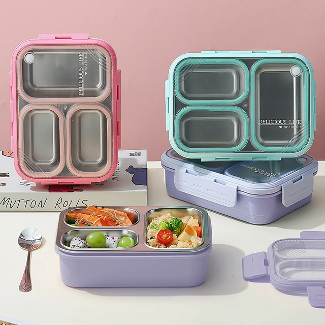 3 Grid Delicious Life Lunch Box