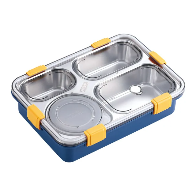 4 in 1 SS Lunch Box With Bowl