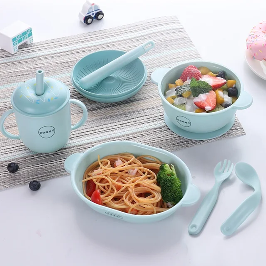 7 Pcs Donut Tableware Set