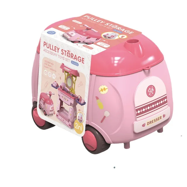 2-in-1 Simulation Pretend Play Kitchen Trolley: A World of Imaginative Play and Adventure for Kids