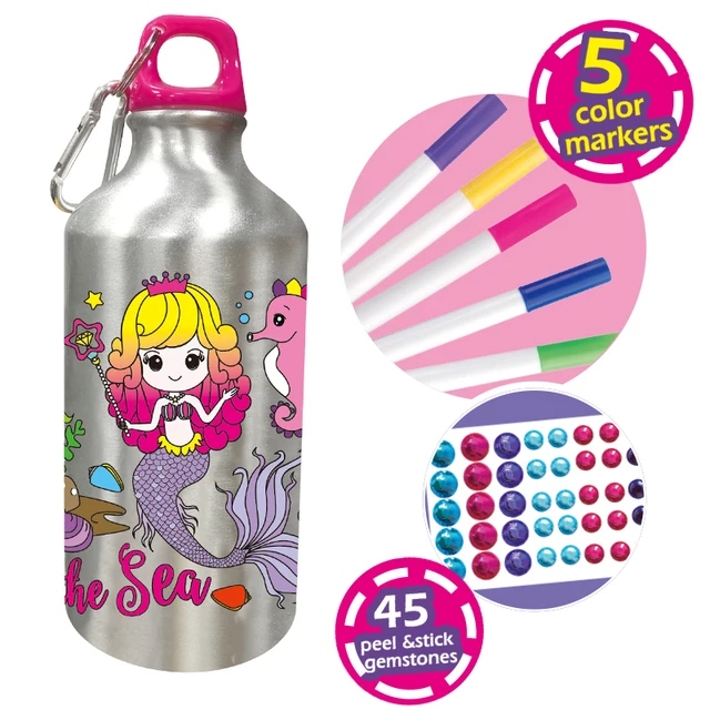 DIY Water Bottle Colouring Kit