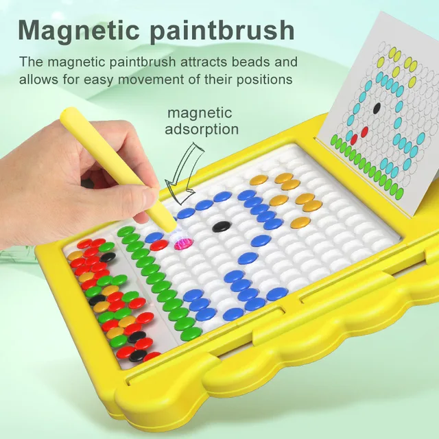 Kidsfun Magnetic Beans Drawing Board