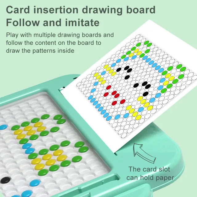 Kidsfun Magnetic Beans Drawing Board