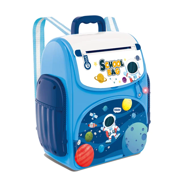 School Bag Musical Money Safe Kids Piggy Savings Bank with Finger Print Sensor