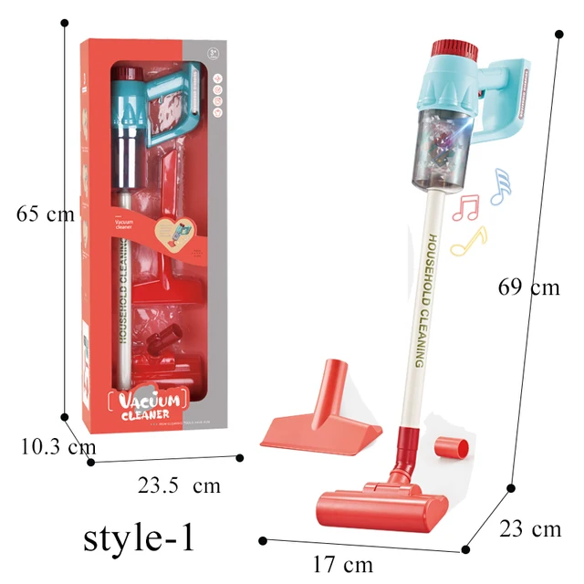 Vacuum Cleaner Toy with Light Music & Suction for Little Helper