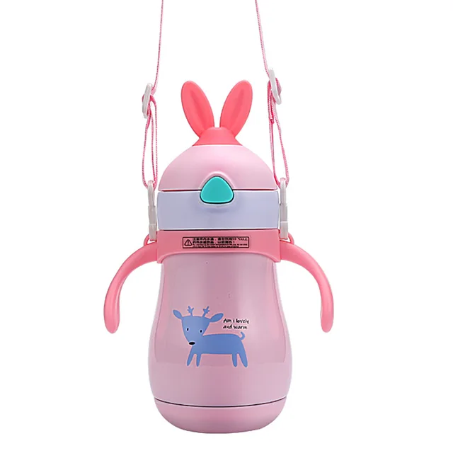 Baby Animal Theme SS Insulated Water Bottle - 450 ML