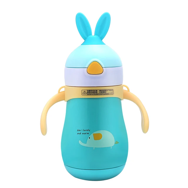 Baby Animal Theme SS Insulated Water Bottle - 450 ML