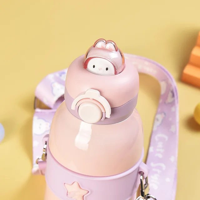 CUTE STARS INSULATED SS FLASK BOTTLE -  490 ML