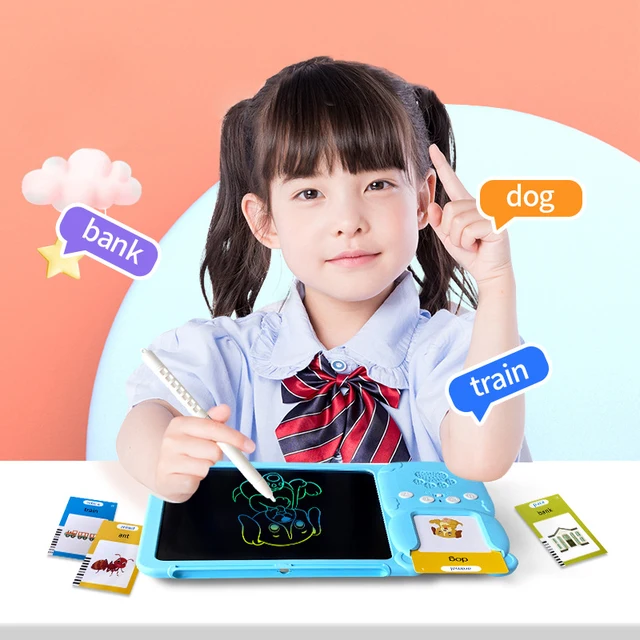 LCD Tablet + English Speaking Educational Cards