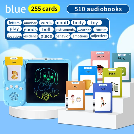 LCD Tablet + English Speaking Educational Cards