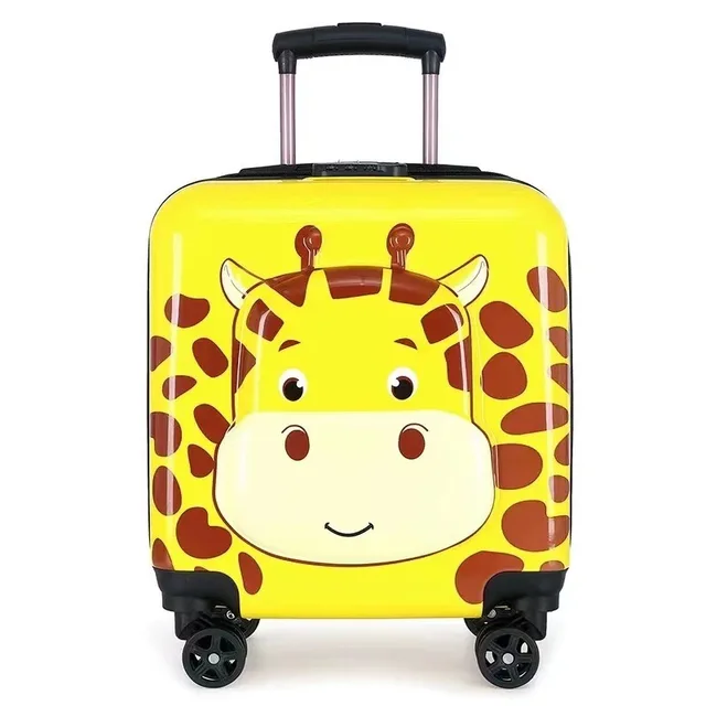 Cute Animal Character 3D Kids Trolley Bag