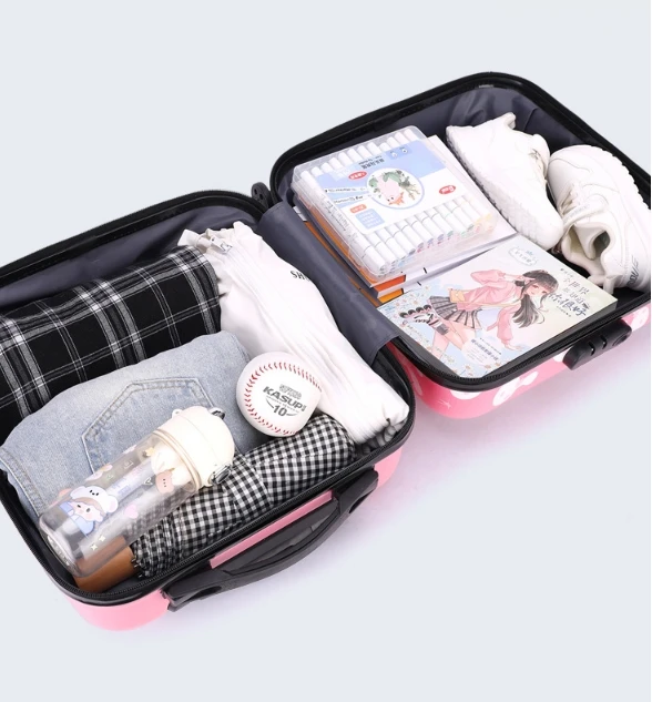 Cute Animal Character 3D Kids Trolley Bag