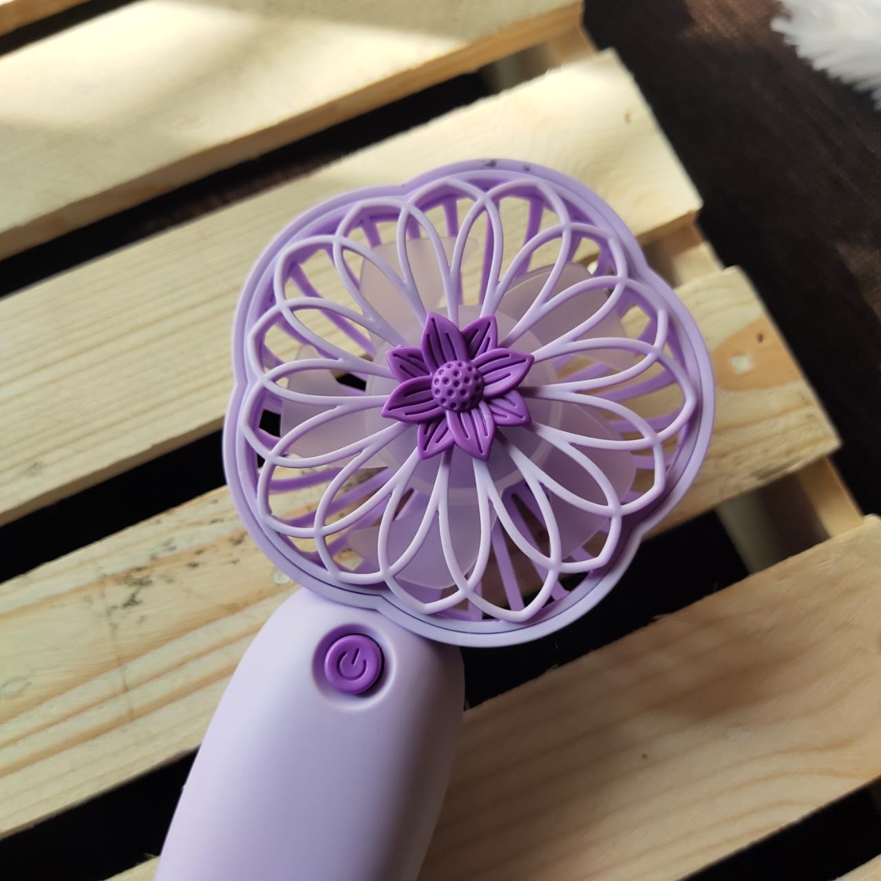 Portable Flower Shape Hand Fan