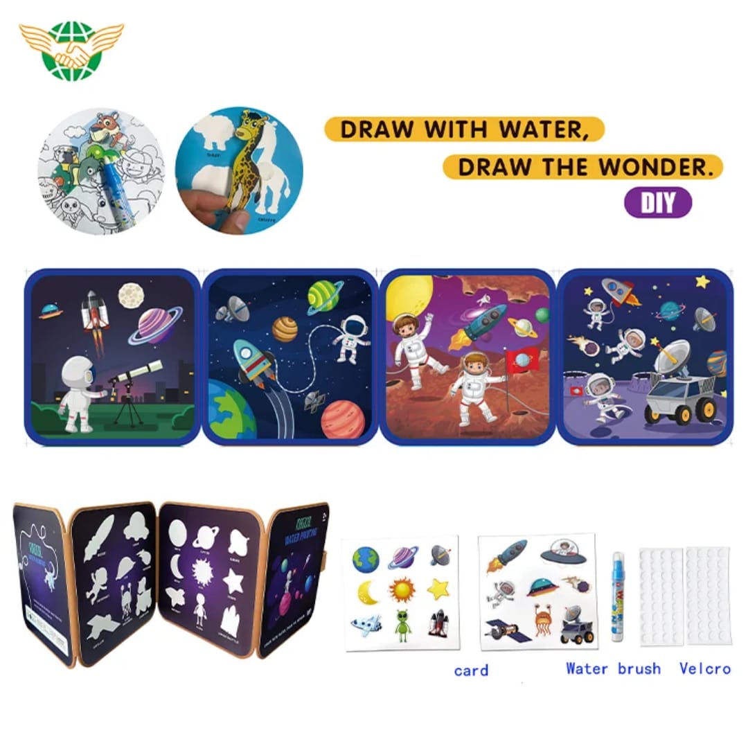 Reusable Magical Water Painting Doodle Book