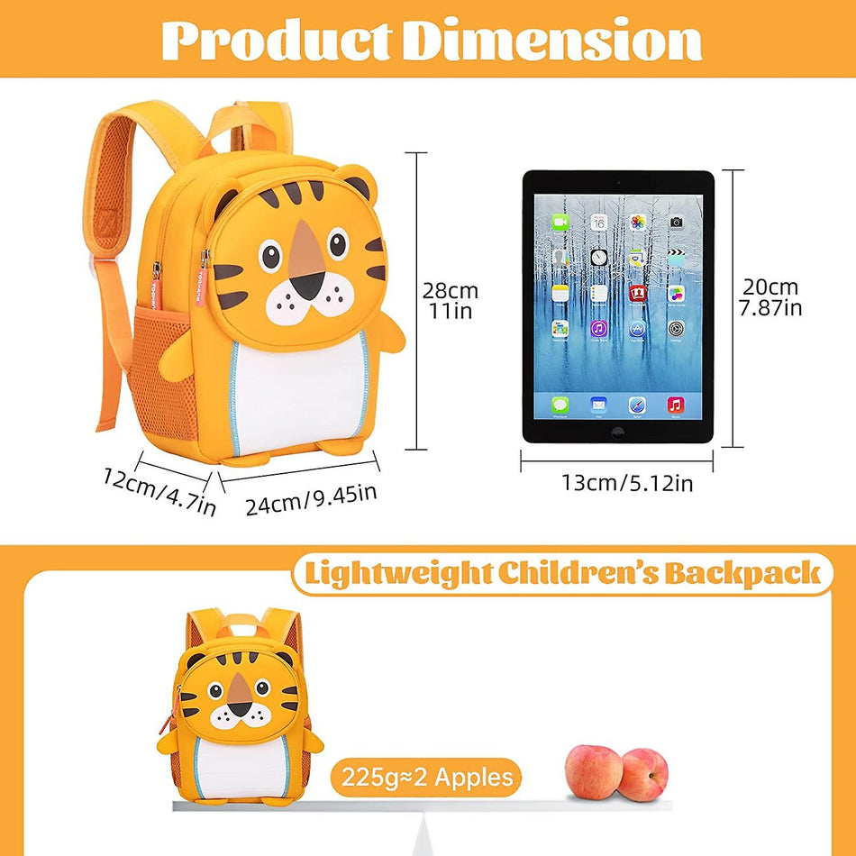 Cute Premium Tiger Toddlers Backpack