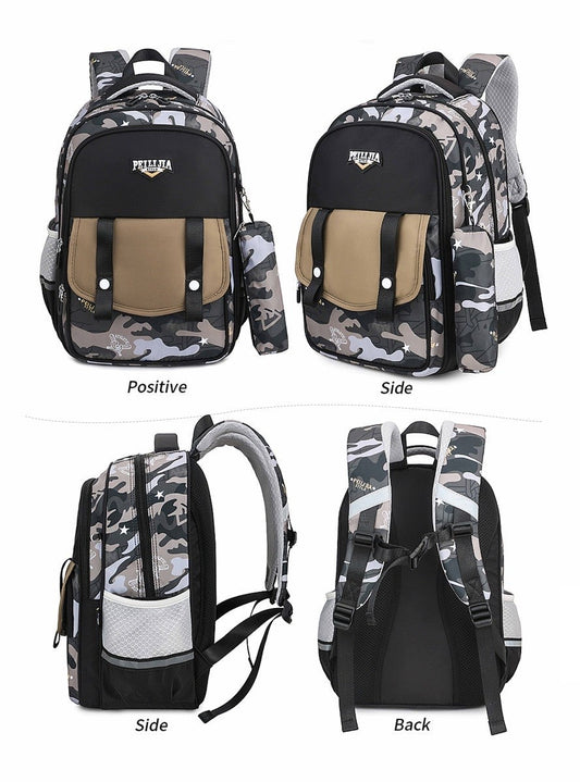 Premium Quality Military Theme School Backpack