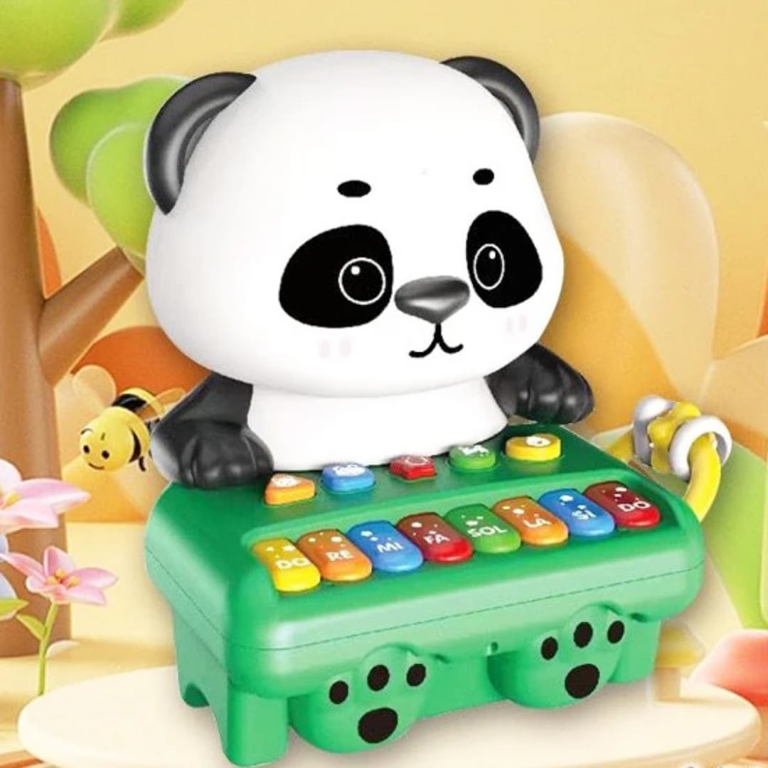 2-in-1 Panda Musical Xylophone & Piggy Bank