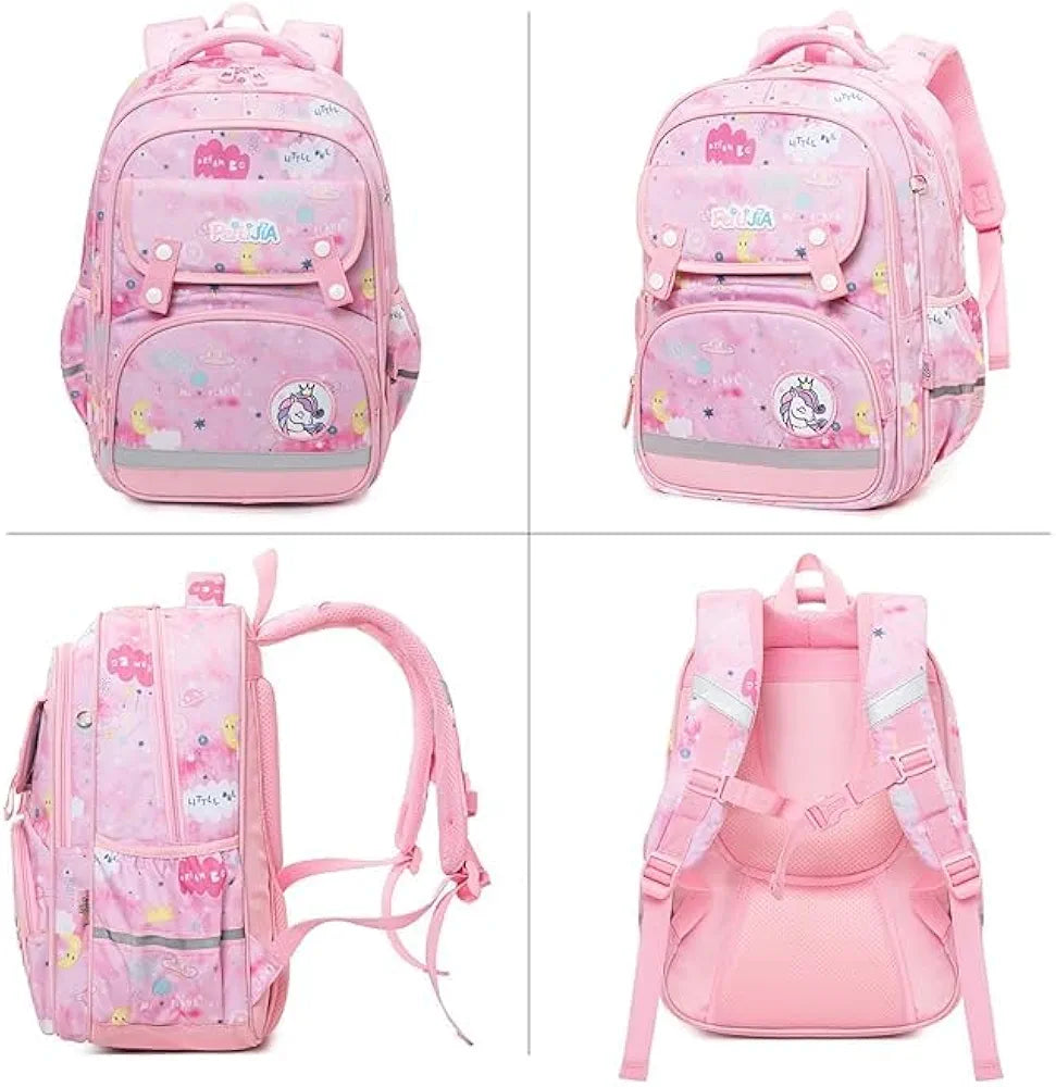 Pink Doodle Premium School Backpack