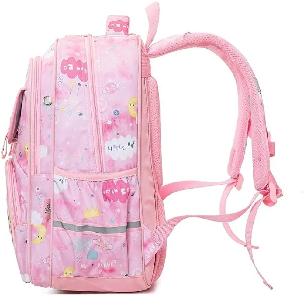 Pink Doodle Premium School Backpack