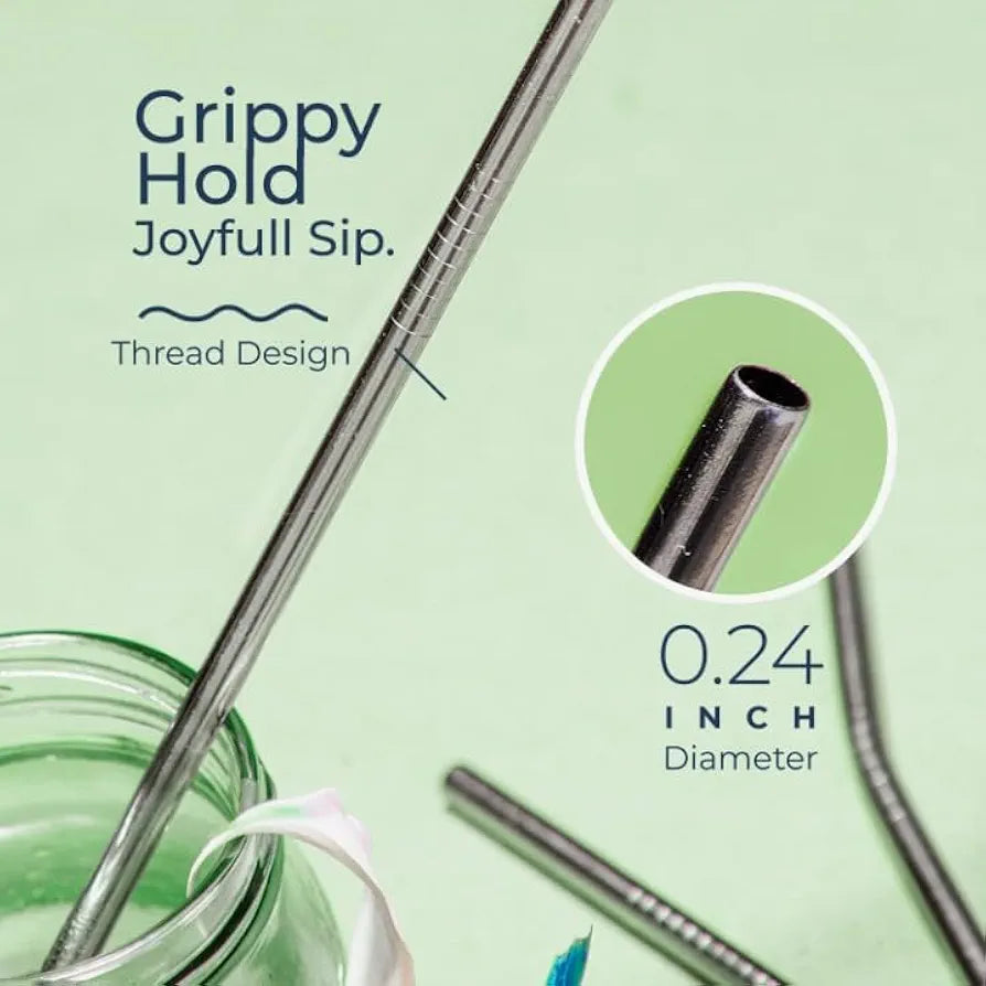 Stainless Steel Straw Set