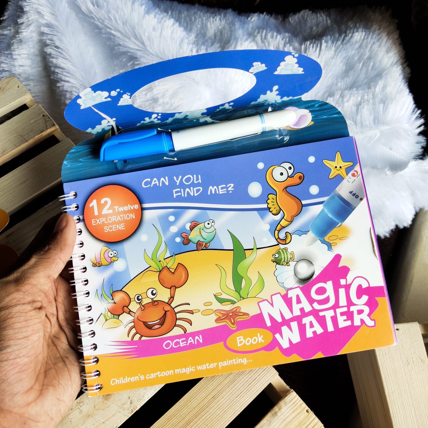 Re-useable Creative Magic Water Painting Book