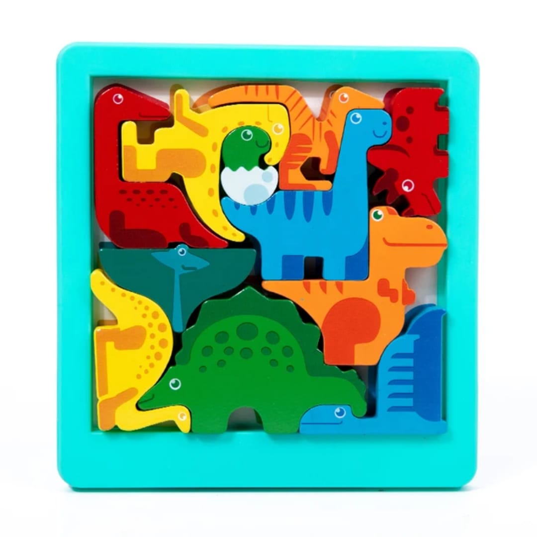 3D piece Early Age Educational Wooden Puzzle