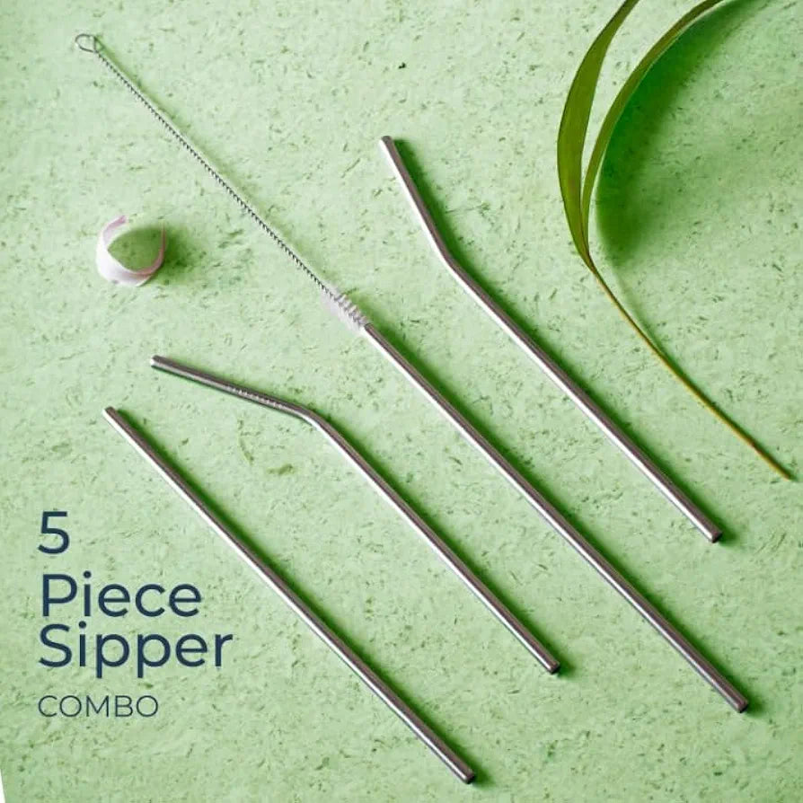 Stainless Steel Straw Set