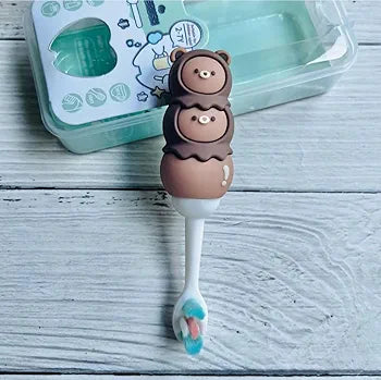 3D Kawaii Microfiber Soft Bristle Toothbrush