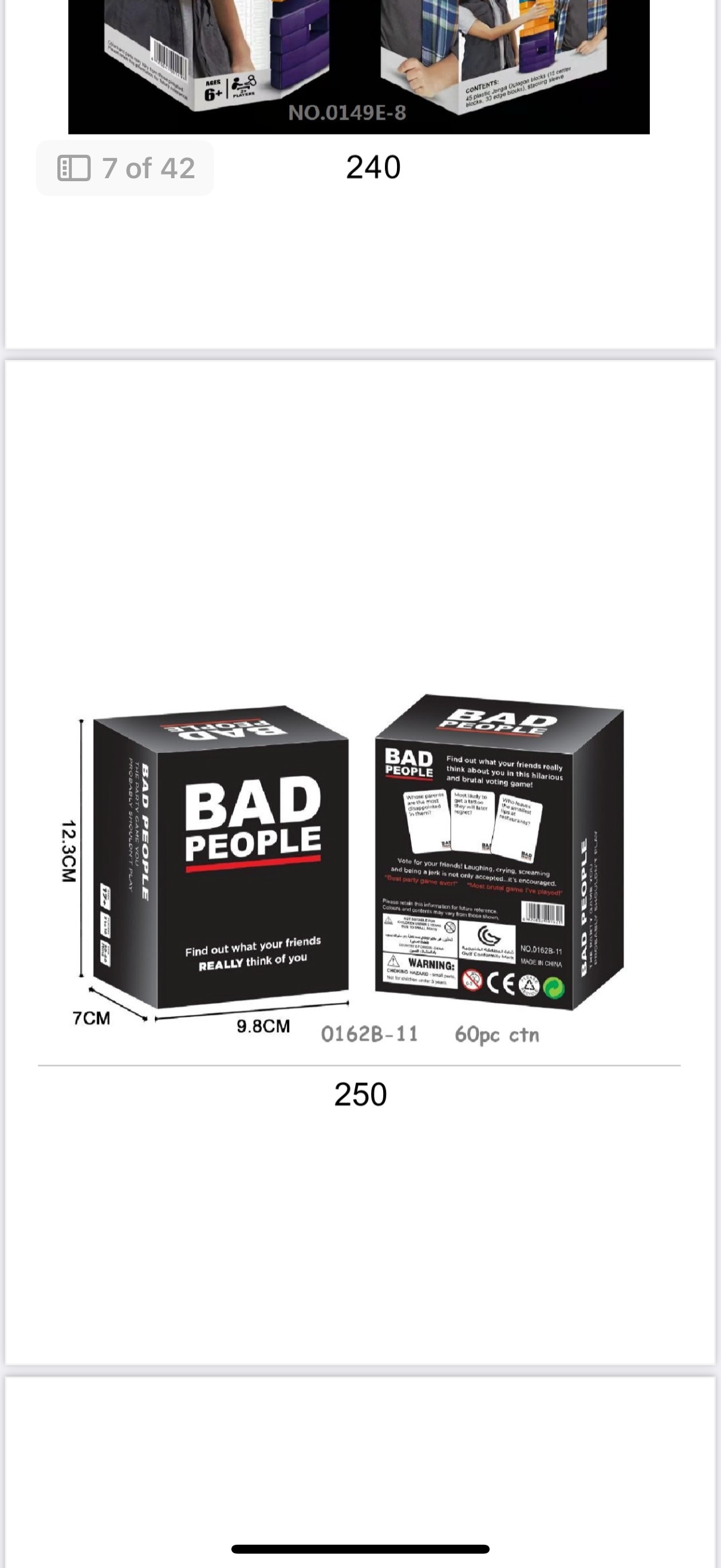 Bad people Card Game