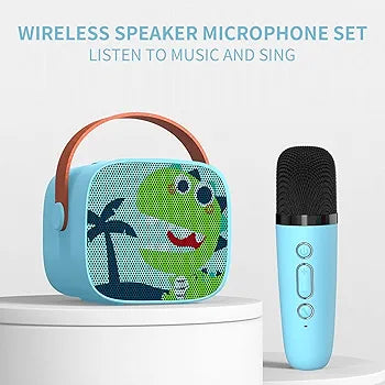 Premium Kids Karaoke Machine with Wireless Microphone and Bluetooth Speaker