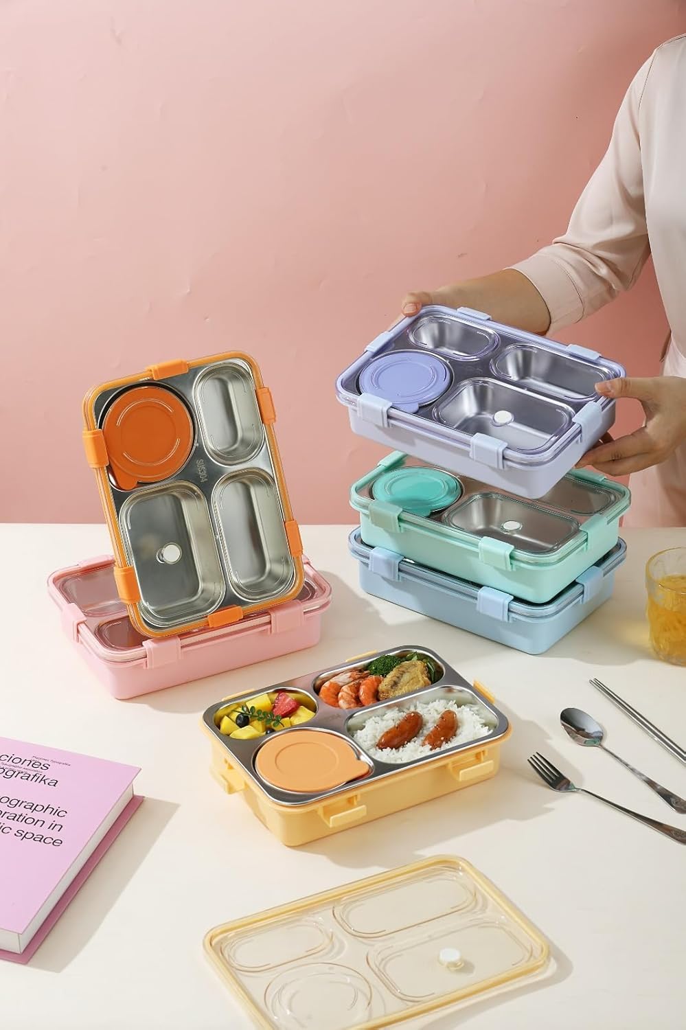 4 Grid Casa Lunch Box